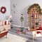5ft. Pre-Lit LED Holiday Decorated Lamp Post With Faux Greenery In Decorative Container
